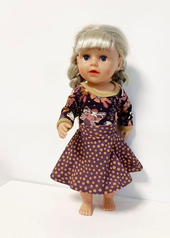 Ida Victoria, Sy til babydukke - 1. basic jersey