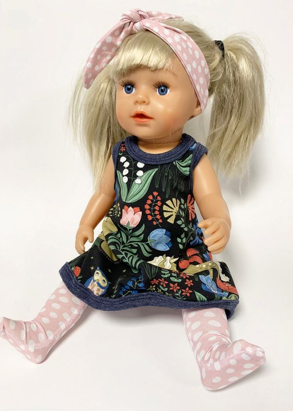 Ida Victoria, Sy til babydukke - 1. basic jersey