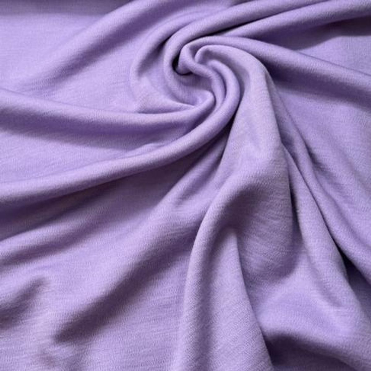 Merinoull-interlock, lavendel