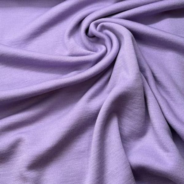 Hovedbilde Merinoull-interlock, lavendel