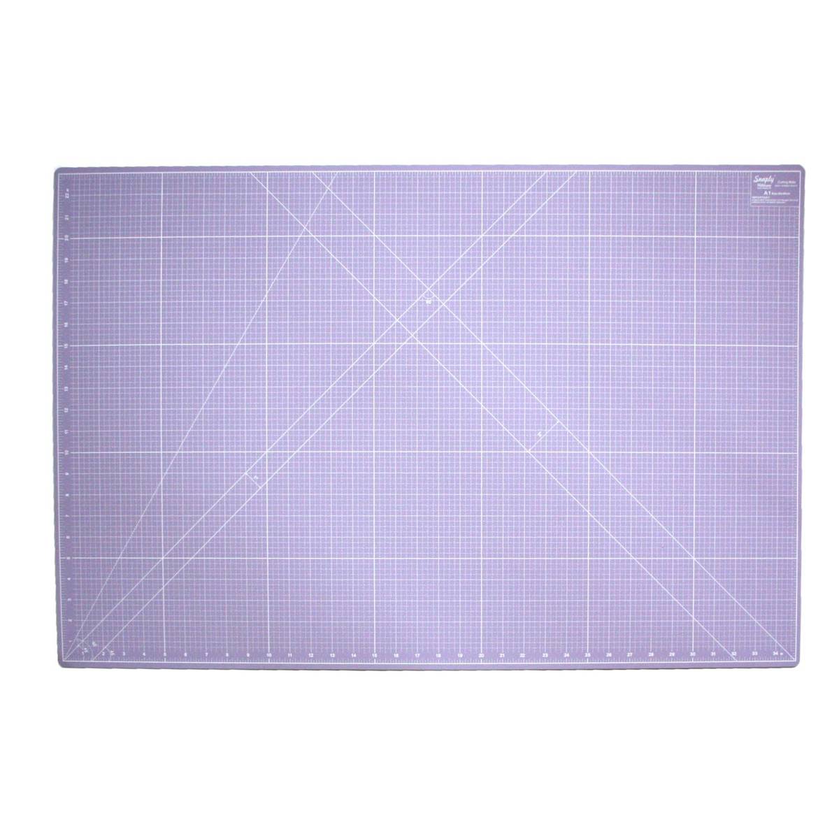 SENDES IKKE! Skjærematte 60x90cm, lavendel/mint