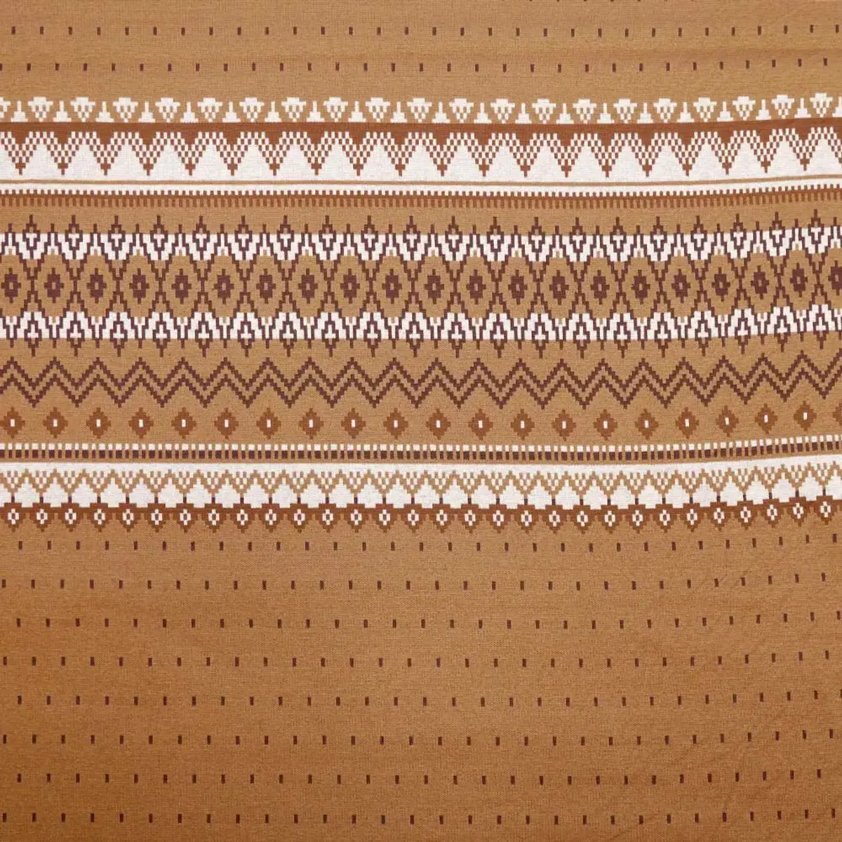 RAPPORT! Økologisk bomullsjacquard, Cosy Winter brun