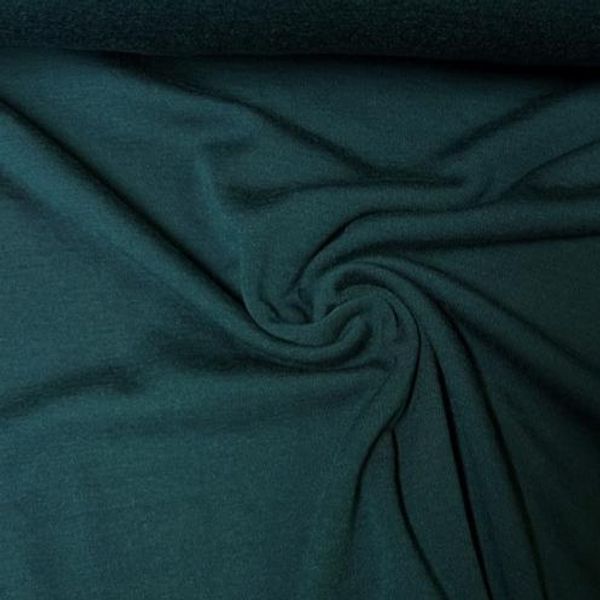 Hovedbilde Merinoull-interlock, flaskegrønn