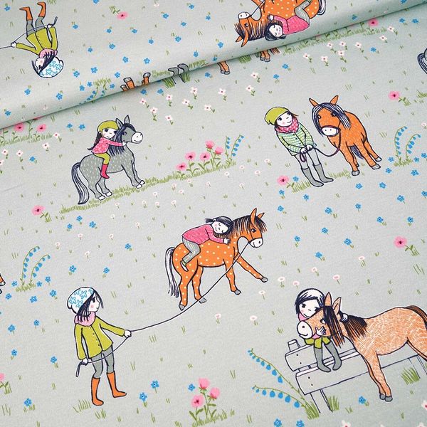 Hovedbilde Økologisk bomullsjersey, ridetur