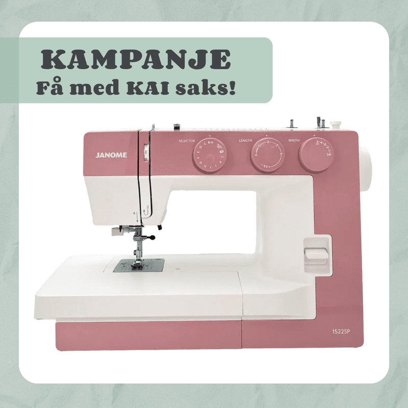 KAMPANJE! Janome 1522, Smokey Pink