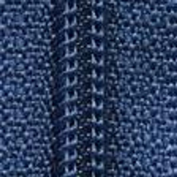 Hovedbilde 1 meter glidelås med 4 glidere, jeansblå