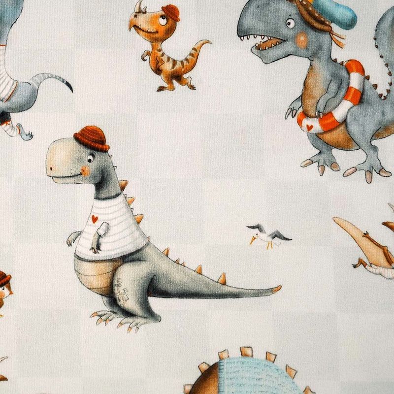 Økologisk bomulljersey, kaptein dinosaur