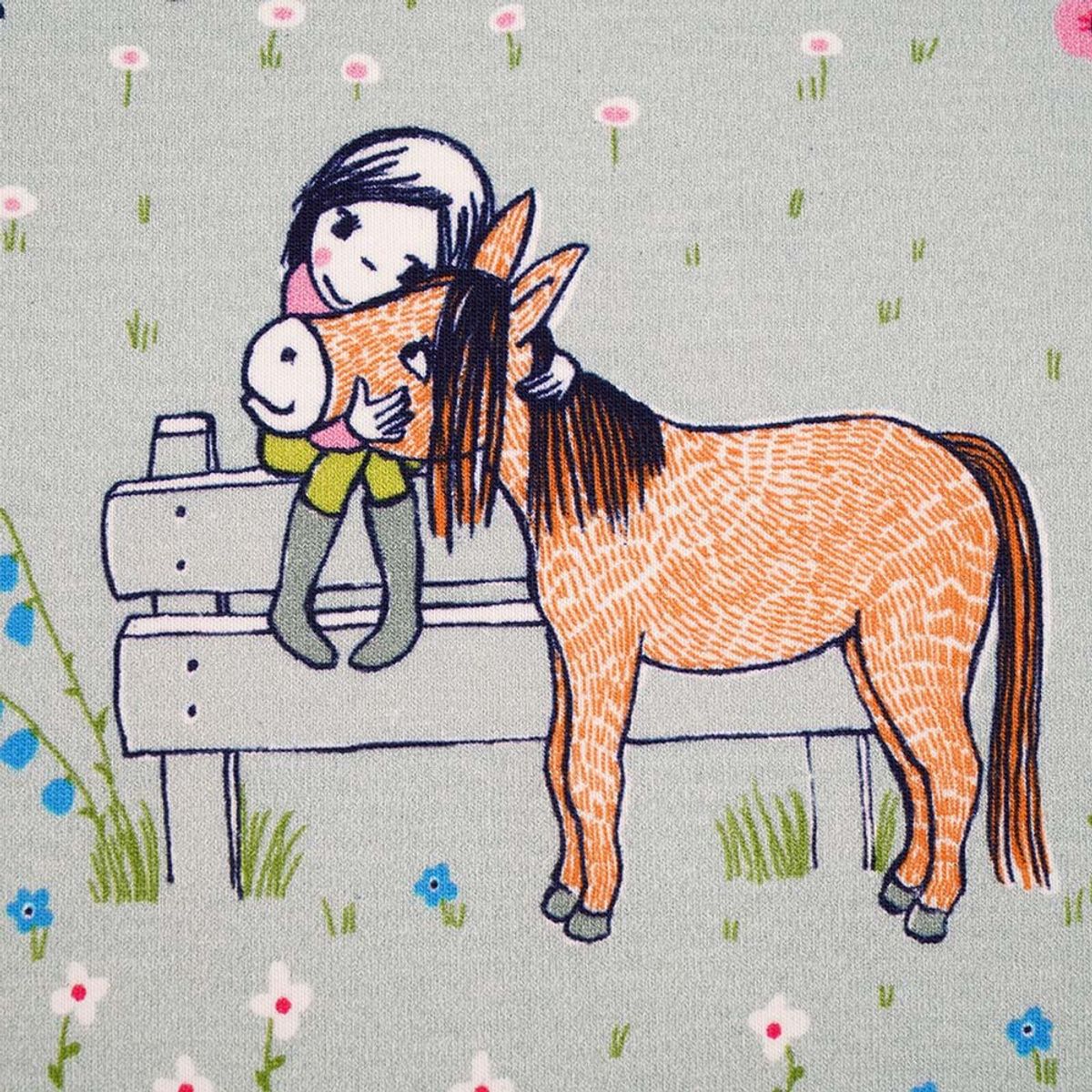 Økologisk bomullsjersey, ridetur